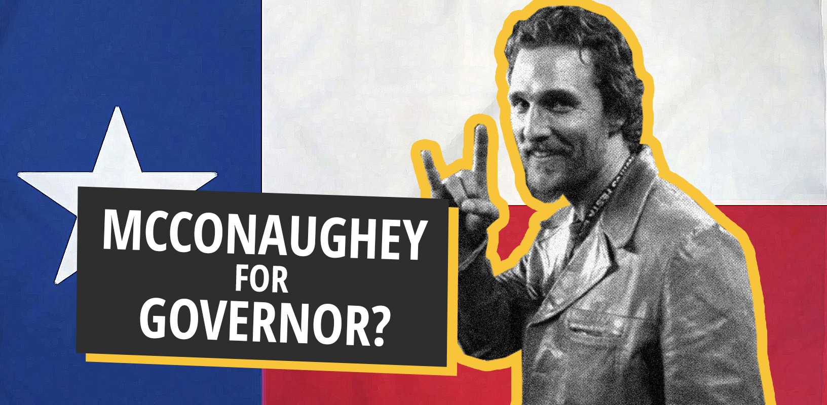 mcconaughey for governor t shirt